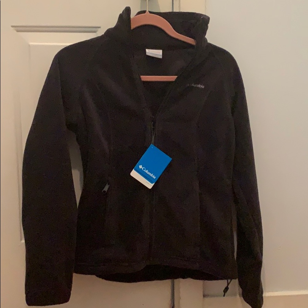 NWT Columbia Black Fleece Jacket